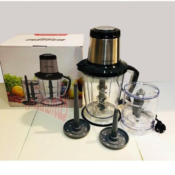 Promo Chopper Blender Mitochiba Ch200 - 6 Mata Pisau - Penghalus Daging & Es Gilaa