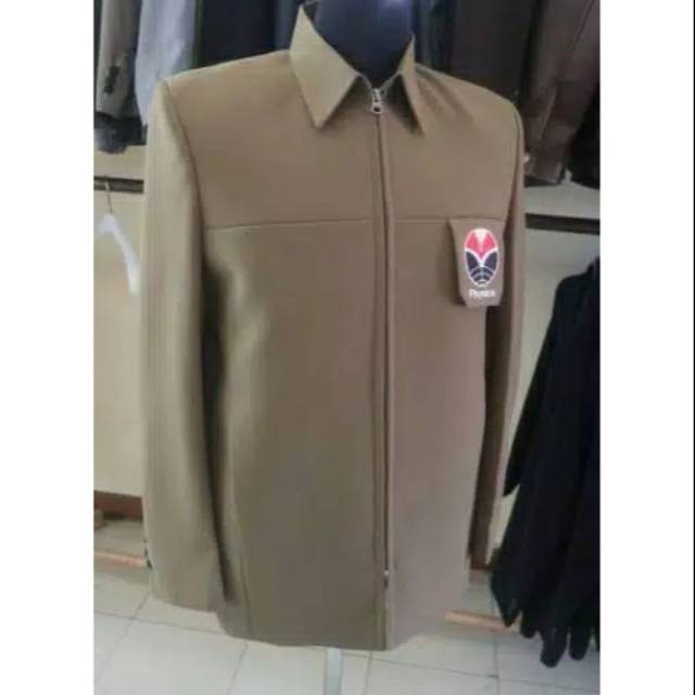 Jasket Pria Warna Hitam dan Cream,  Jasket Dosen,  Jasket Santri