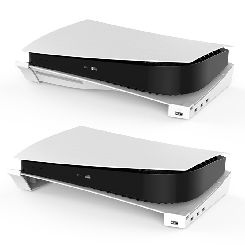 Btsg Console Holder Stand Rack Dengan 4xUSB Port Untuk Digital/Optical Drive Edition