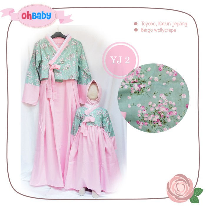 {erleenstore_} Couple gamis hanbok bolero oh baby YJ2