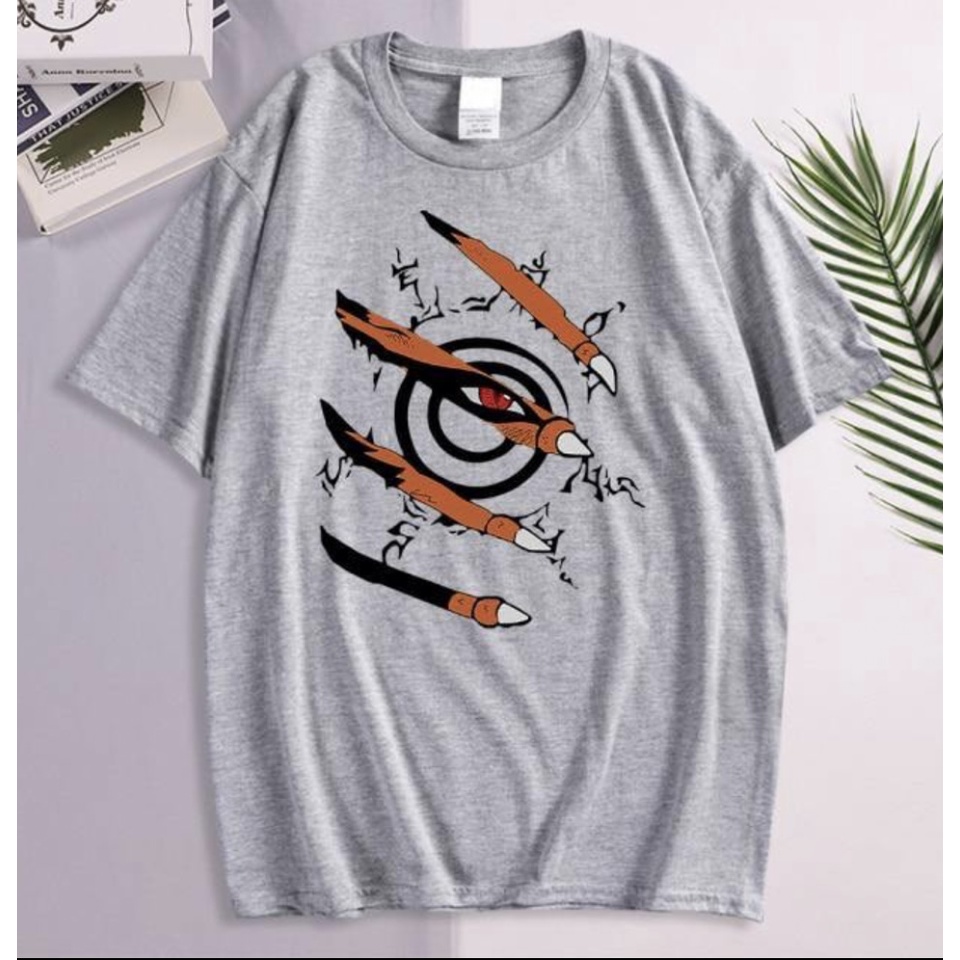 BRIGO Kaos Oversize Naruto kurama II Kaos Jumbo Size Pria &amp; Wanita II Kaos Oversize Print DTF