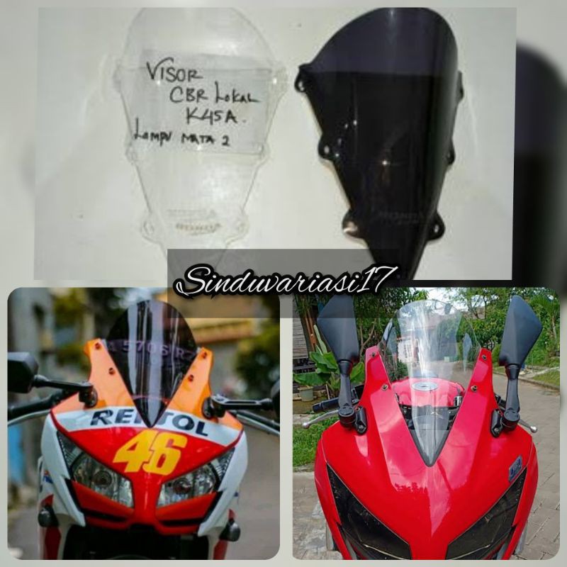 VISOR JENONG HONDA CBR LOKAL CBR K45A CBR REPSOL WINDSHIELD JENONG CBR LOKAL K45A