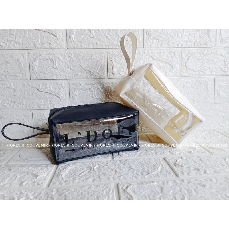 Pouch Transparan Boxy / Clear Pouch Custom