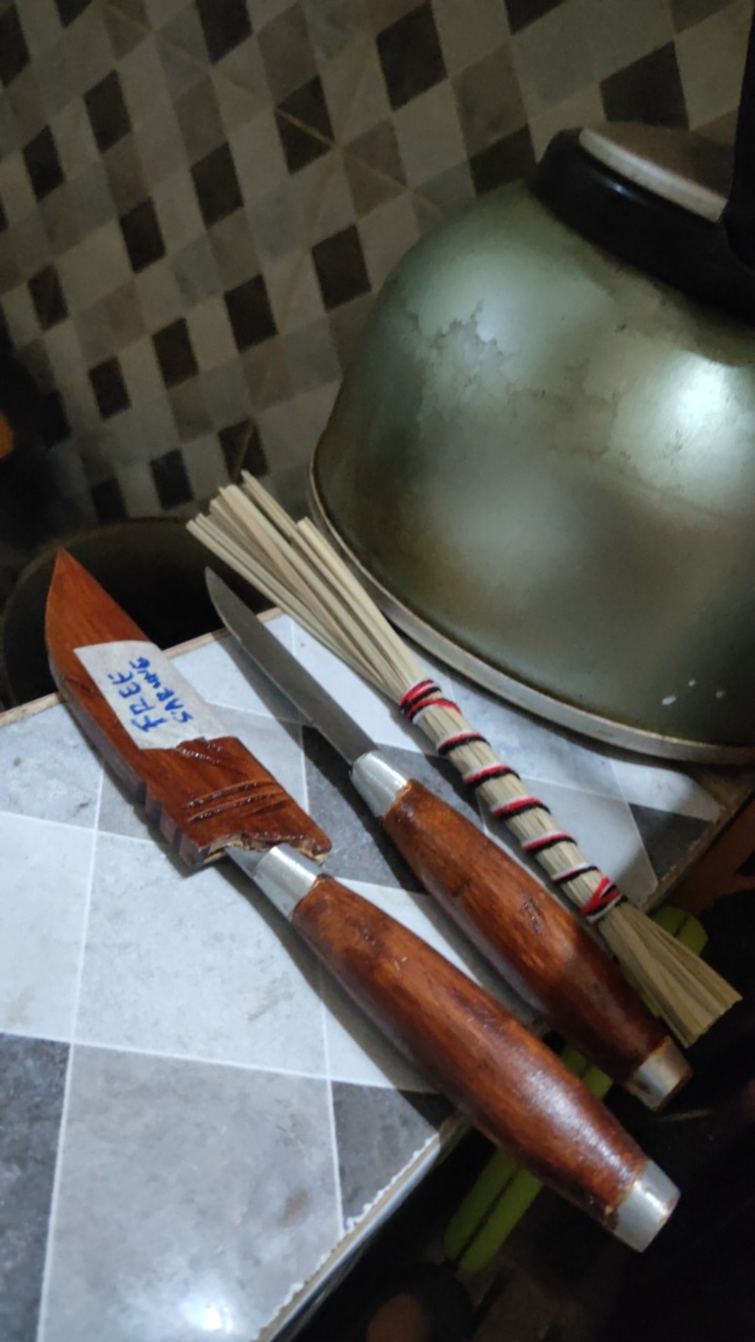 Pisau Bali / Pisau Seseh Bali /tiuk Bali / Alat Dapur