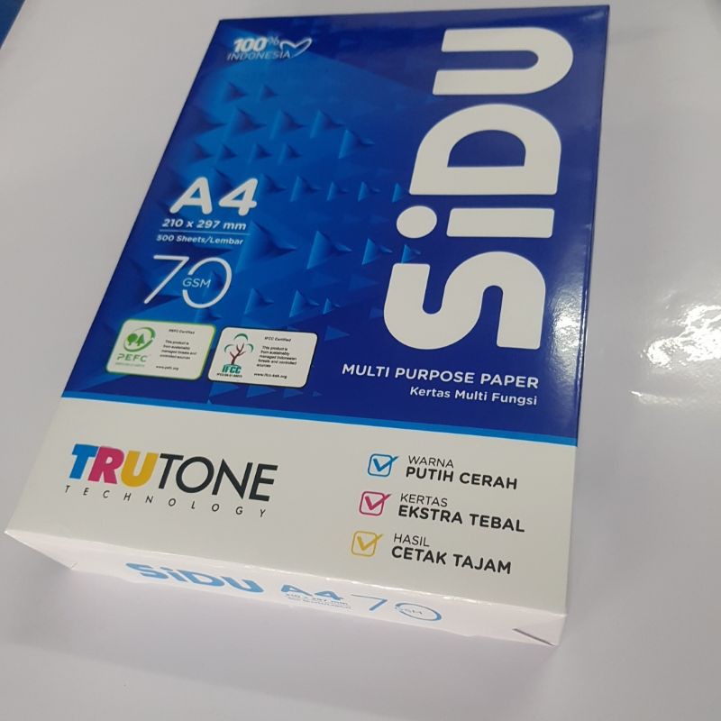 KERTAS HVS SIDU A4 70GSM SINAR DUNIA