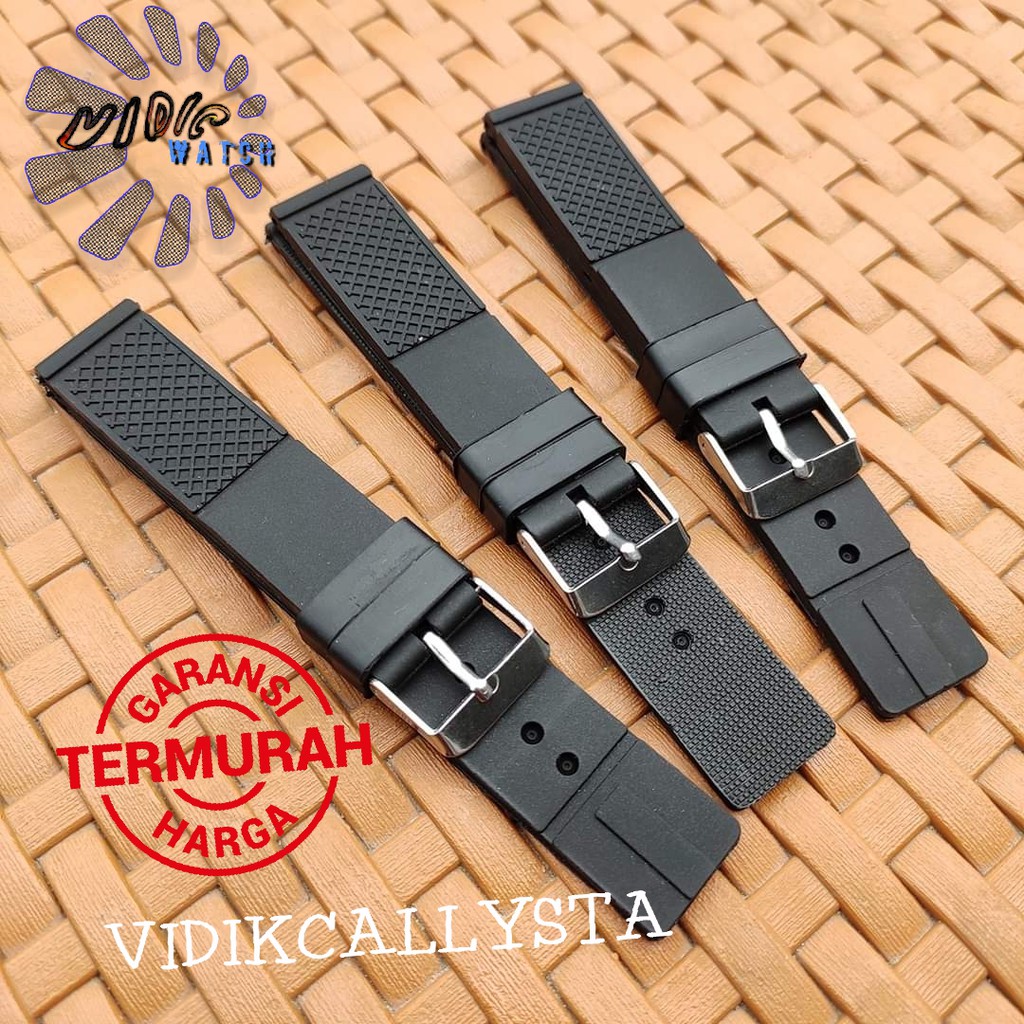 Tali jam tangan Karet Rubber 18mm karet jam tangan B110 18 MM