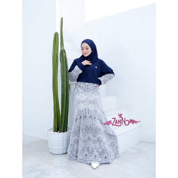 ZAHIN ORI RAYA DRESS // Gamis Itycrepe // Gamis itycrep // Gamis muslimah // Gamis brokat