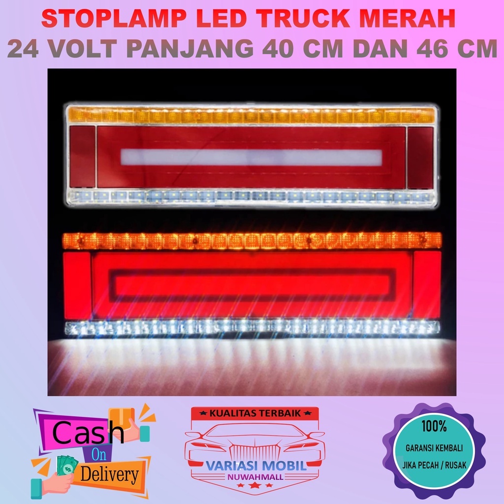 Lampu Stoplamp Truk Lampu Truck Rem Belakang Truk Stop Lamp LED Truck Lampu Senja Truk Lampu Kota Tr