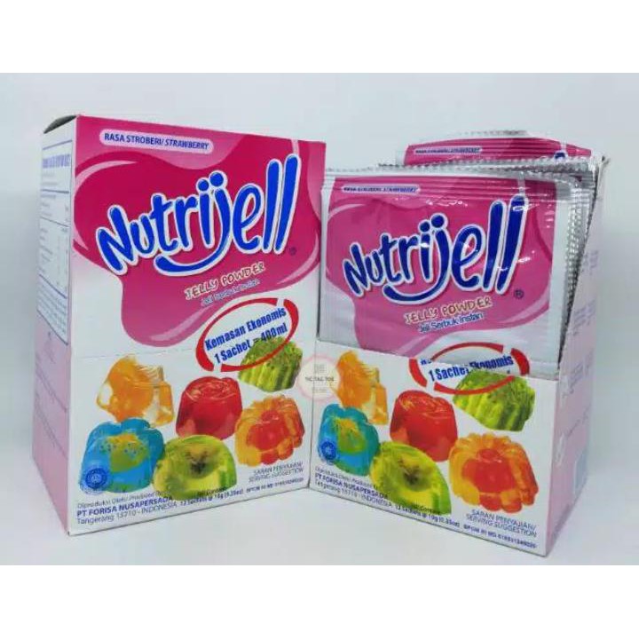 

Store Snack Nutrijell Rasa Stroberi ( Strawberry ) 10 gram Free Packing