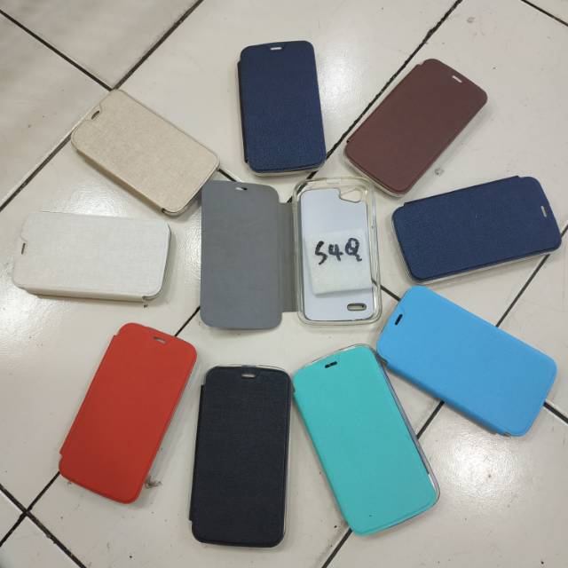 Flip case Advan S4Q flipcase book cover sarung buku flipshell