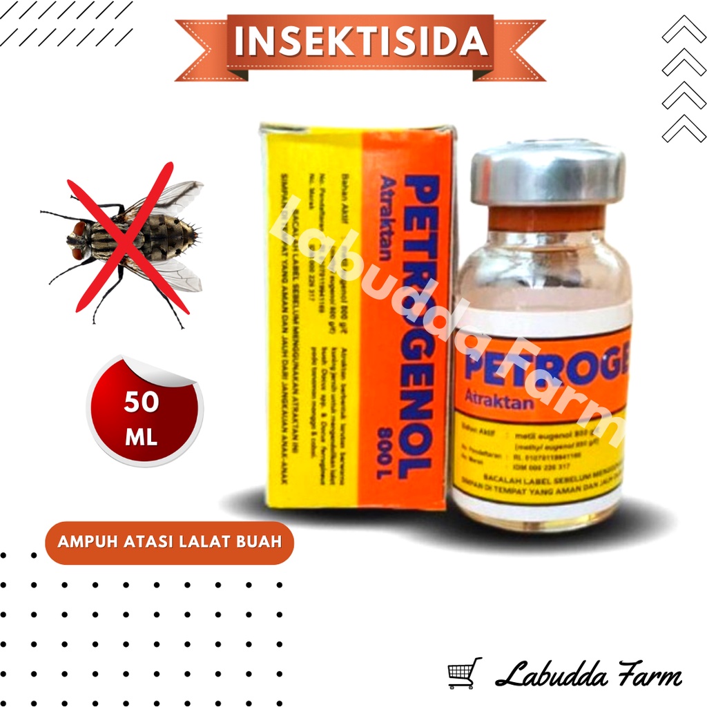 Obat Lalat Petrogenol 800l Perangkap Lalat Buah ampuh atasi lalat buah - Racun Lalat - Racun Lalat A