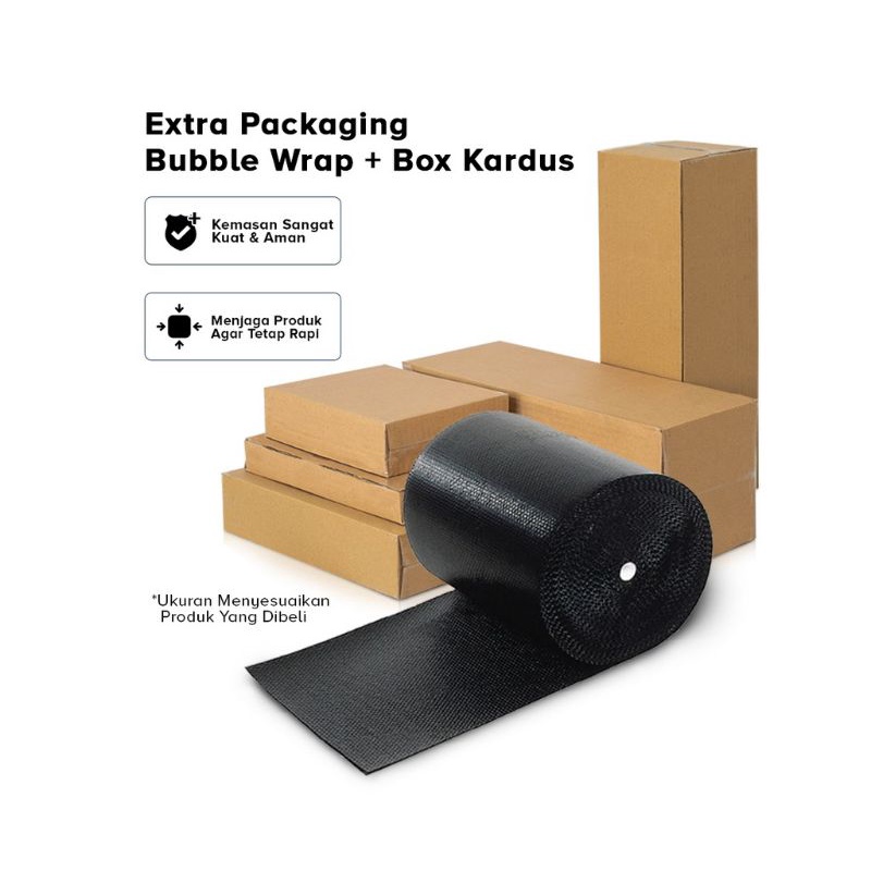 

Extra Packing keamanan Dus/Bubbel wrap