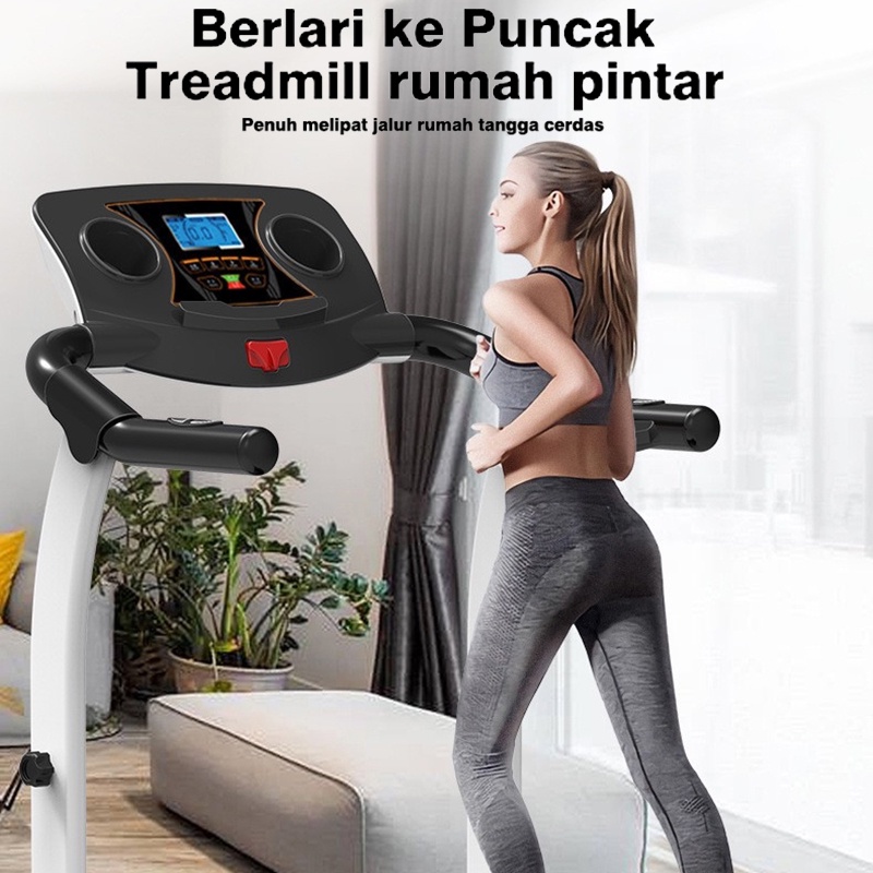 eBuy Treadmill Elektrik Tredmil Listrik 2.0 HP Mesin Alat Lari Olahraga Gym Fitness Cardio M5