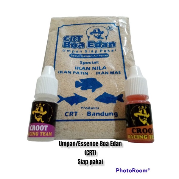Umpan Ikan & Essen Ikan Juara,PAKET SEDERHANA umpan pancing boa edan (CRT) juara 1pcs dan Essen panc