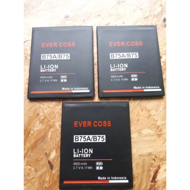 Baterai batre evercoss B75A B75