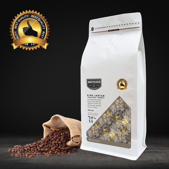 

BL1410 BIJI KOPI ARABIKA KING JANTAN TANAH KARO 1KG NORTHSIDER COFFEE