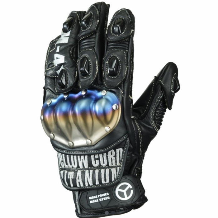 Yellow Corn Yg-191 Black Gloves - Black, Xl New