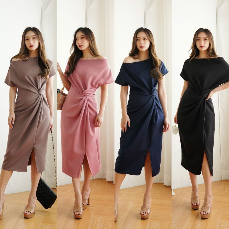 22D034 Dress Scuba / Dress Polos / Dress Scuba Wanita