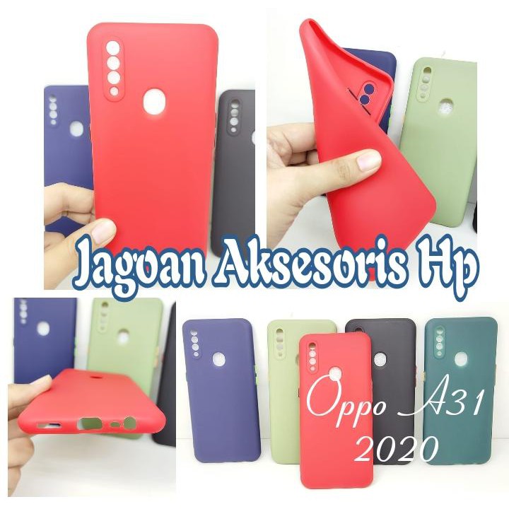 SMPC TPU Oppo A31 2020 6.5 inchi SoftCase Macaron Protection Camera inch SoftCase Macaron Protection