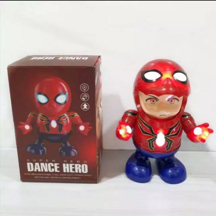 ROBOT SPIDERMAN SUPER HERO DANCE TOPENG BISA DIBUKA