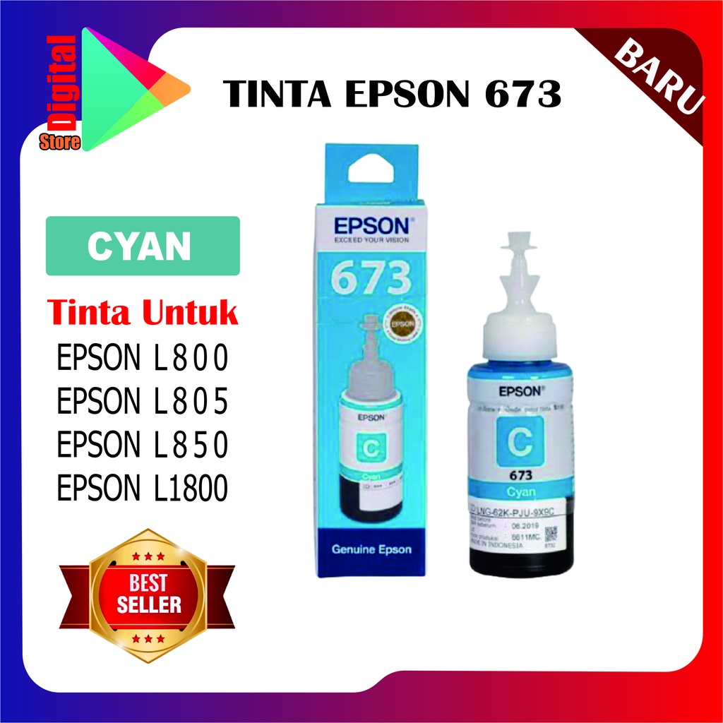 TINTA EPSON 673 PREMIUM(COMPATIBLE) FOR L800, L805, L805, L850, L1800