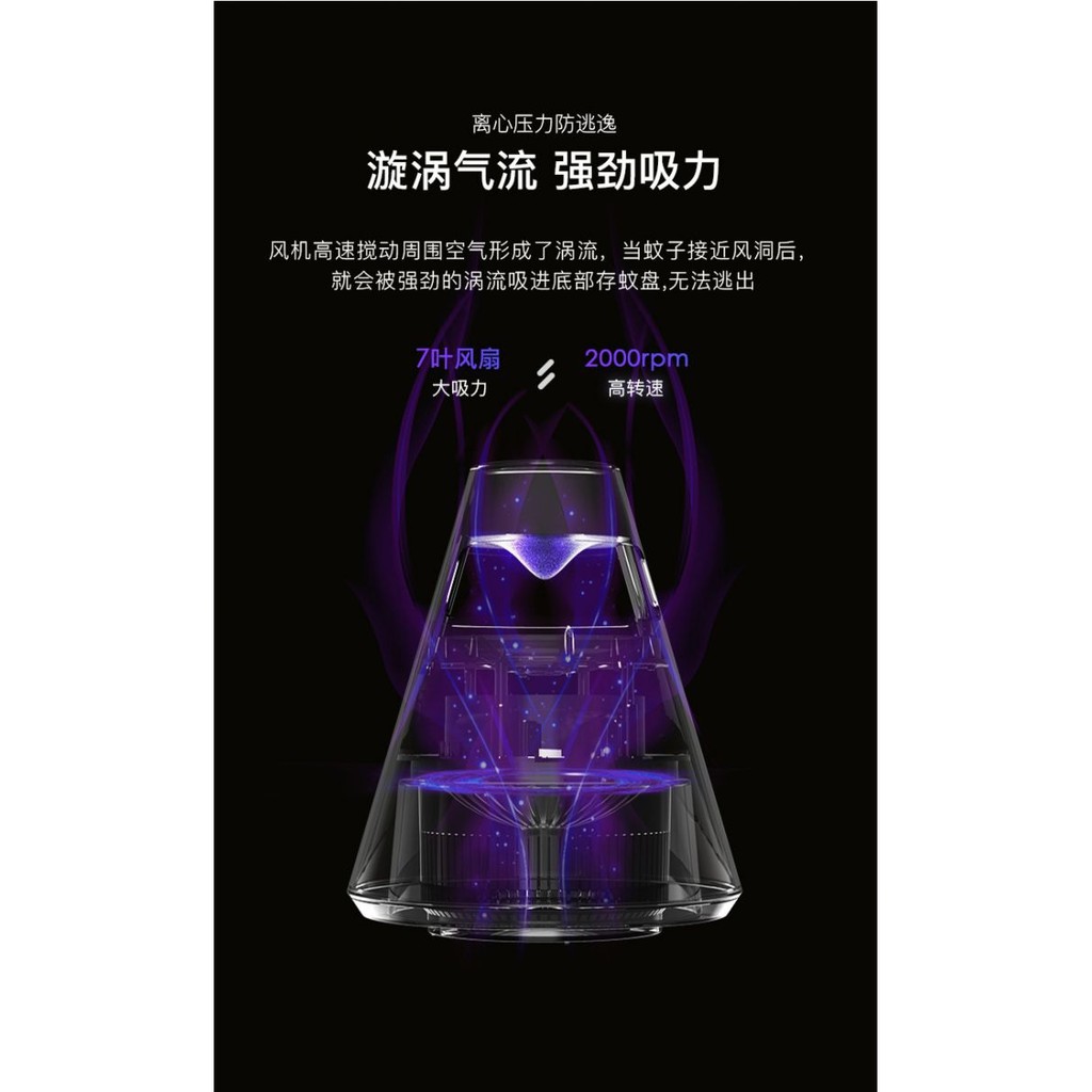 REMAX RL-LF10 - Fauss Series Mosquito Trap Photocatalytic UV Light - Lampu Nyamuk Ultra Violet