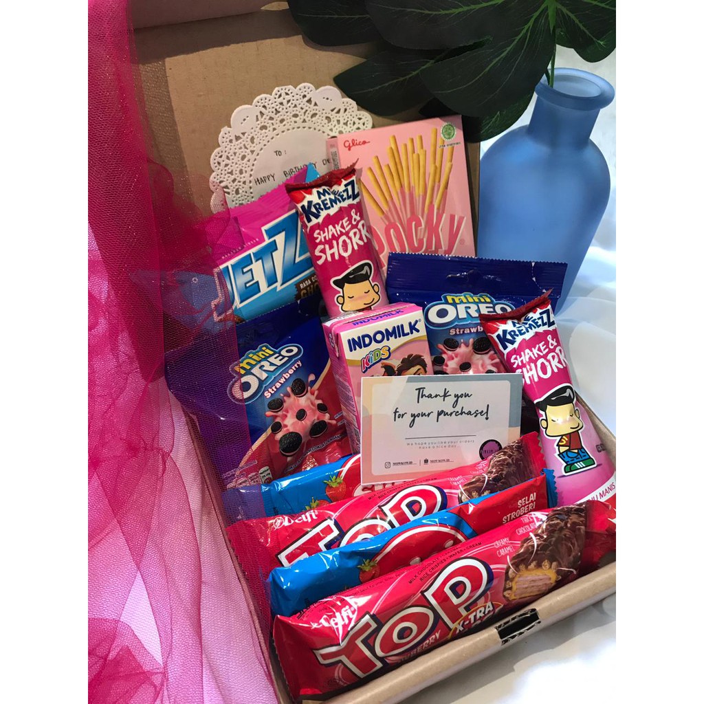 

SNACK BOX MURAH/HAMPERS/SNACK BOX HEMAT/GIFT ULTAH/ANNIVERSARY/NATAL/GIFTBOX/GIFT GRADUATION