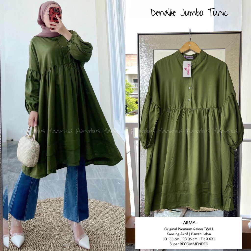 denalie jumbo tunik marvelous READY