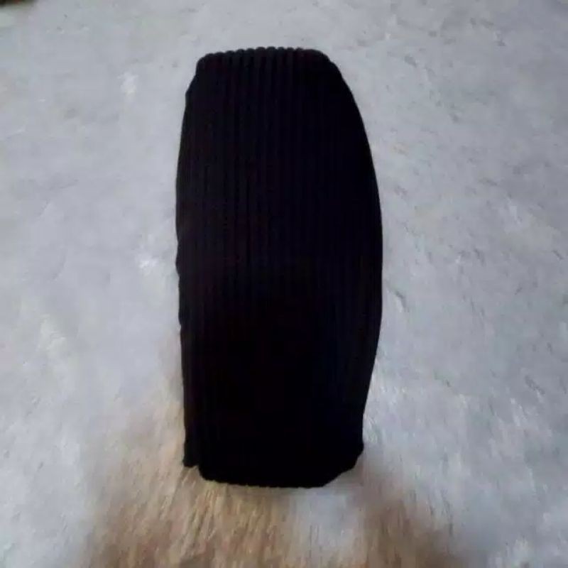 BERGO HAMIDAH/ JILBAB HAMIDAH / KERUDUNG OVAL PET JERSY/HIJAB INSTAN/JILBAB INSTAN /BERGO OLLAH RAGA-Hitam