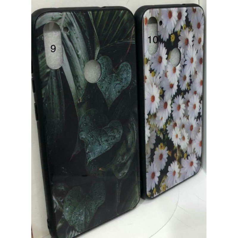 SAMSUNG A11 M11 BACK CASE GLASS VIBES CASING SOFTCASE