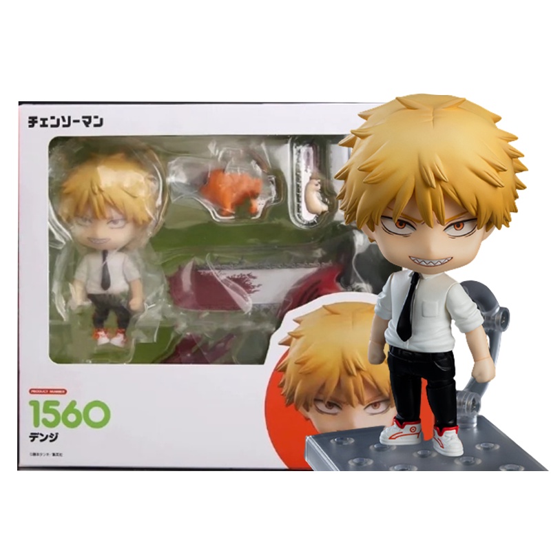 Patung Man Denji Chainsaw Mainan Action PVC Collection Model Boneka Anime