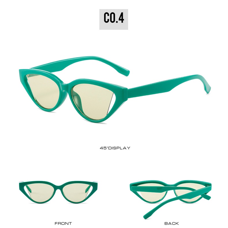 Kacamata Hitam Uv Model Mata Kucing Gaya Retro Eropa Amerika Untuk Pria Dan Wanita