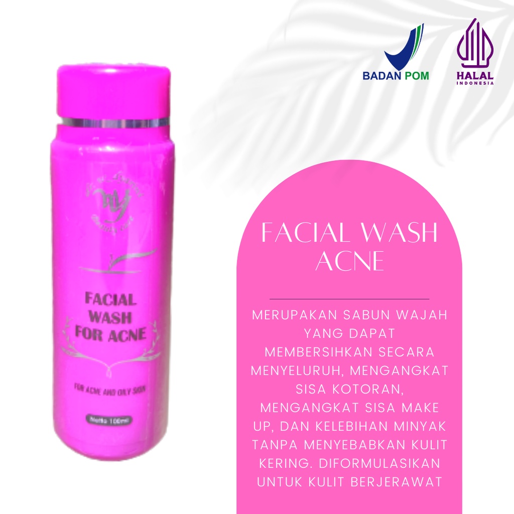 Sabun Cuci Muka Untuk Jerawat dan Berminyak Bpom Dr. Widyarini Facial Wash For Acne Sabun Muka Untuk Wajah Berjerawat BONUS Hand Sanitizer &amp; FREE Packing Bubble Wrap