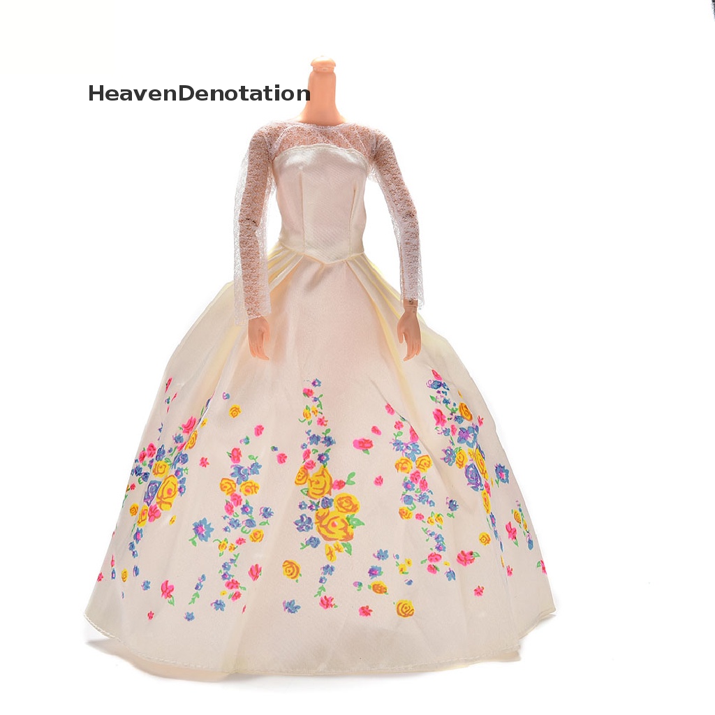 1pc Dress Pesta Pernikahan Untuk Boneka Barbie Cinderella