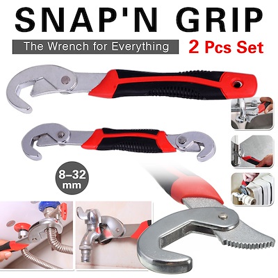 Snap N Grip Kunci Inggris Serbaguna SnapNGrip Multifungsi Set 2 Pcs  MUltifungsi