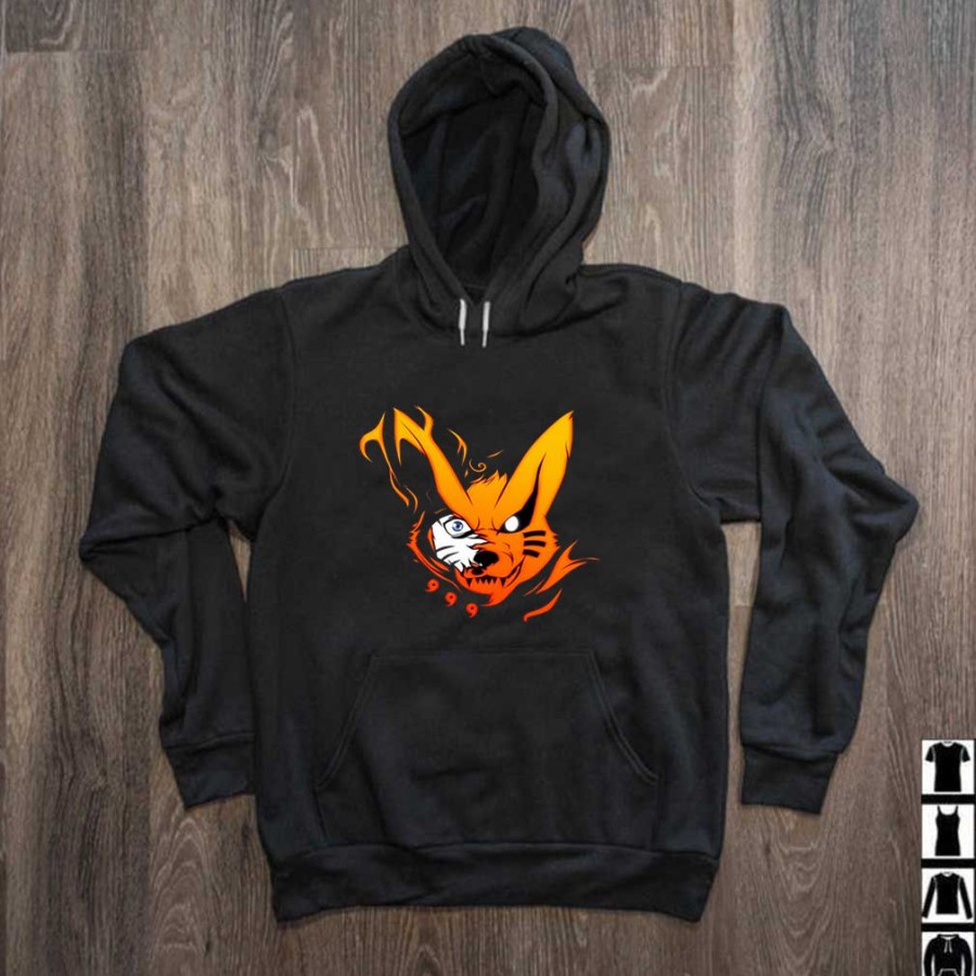 JAKET HOODIE PRIA WANITA NARUTO KURAMA ANIME / DISTRO / COD