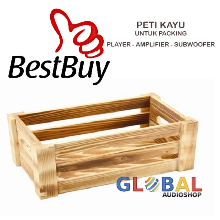 Peti Kayu Kemasan Untuk Mesin Player , Amplifier , Power dan Subwoofer