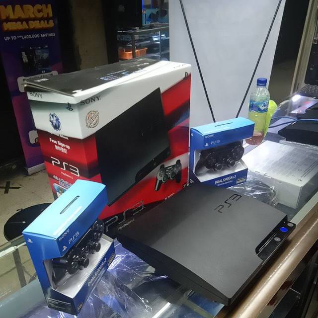 PS3 SLIM HDD 500GB MULUS UNIT IMPOR SEGEL JAPAN UTUH KELENGKAPN BARU JGN ASAL MURAH TERNYATA BARANG 