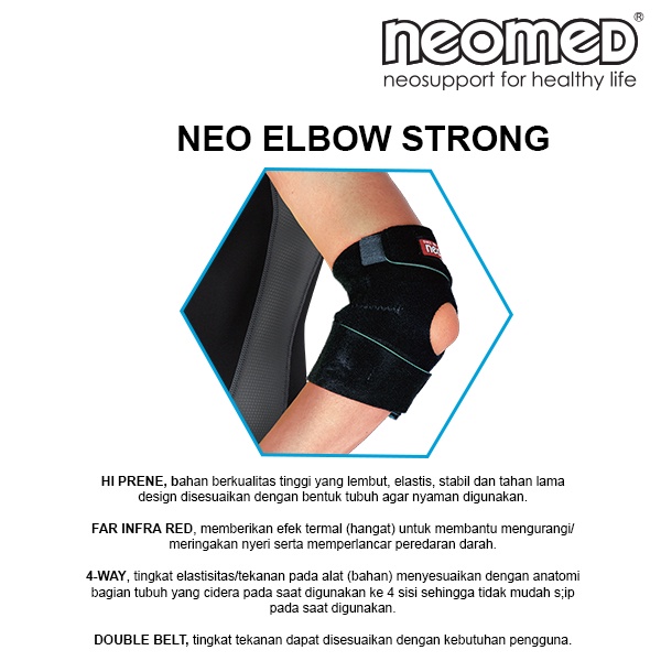 NEOMED JC-7510 Elbow Strong Support l Neo Med Smart Strong Support JC 7510 Neo Elbow Strong Support