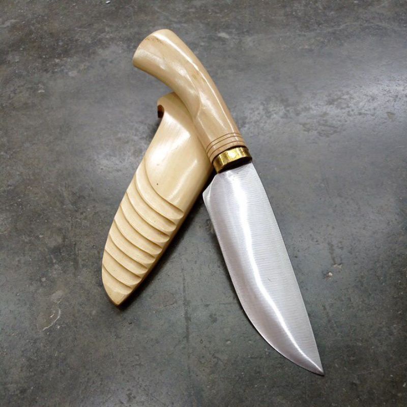 Pisau daging/pisau dapur/ pisau seset skinner mini loka tribal