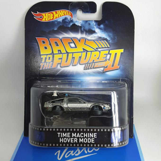Ready Stock] Hot Wheels Retro Back To The Future Time Machine Hover Mode Hotwheels
