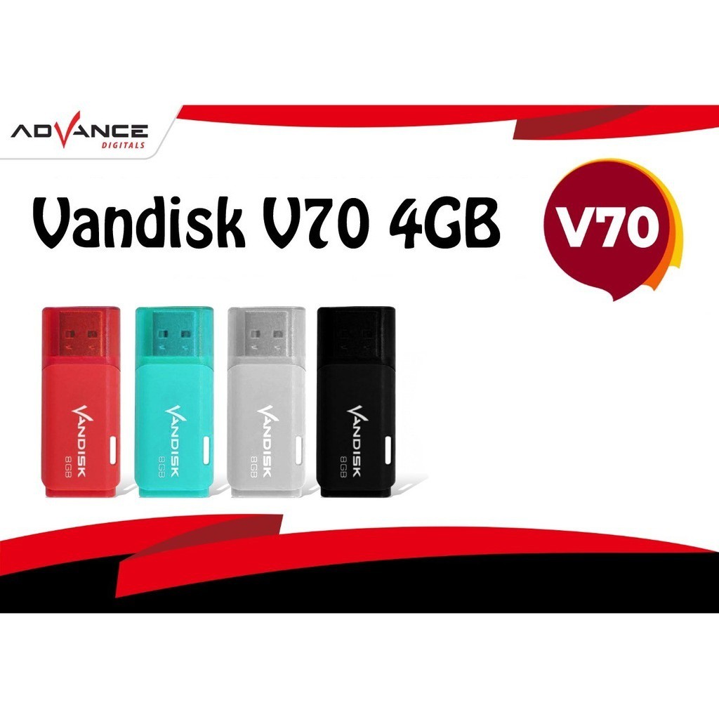 FLASHDISK VANDISK V70 4GB ORIGINAL