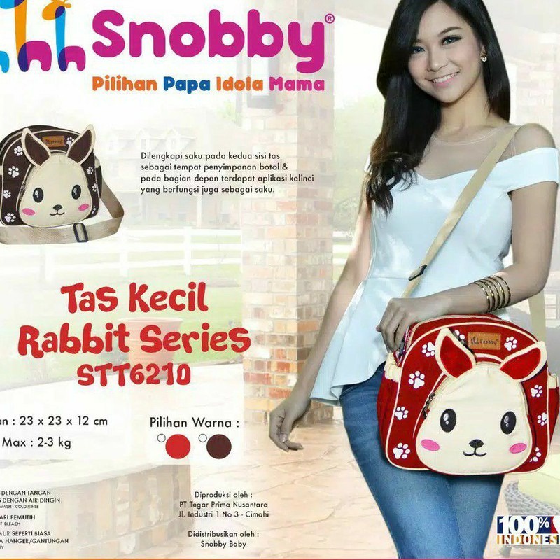 Snobby Tas Bayi Kecil Saku Rabbit Series - STT 6210