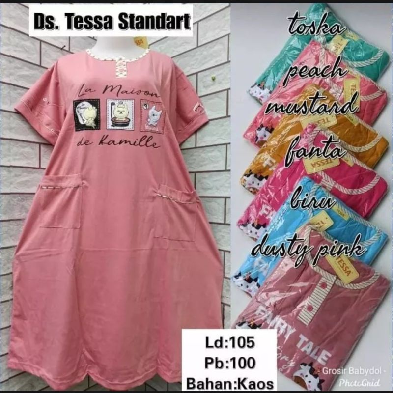BAJU TIDUR DASTER TESSA/DRESS TESSA /DASTER SEHARI-HARI