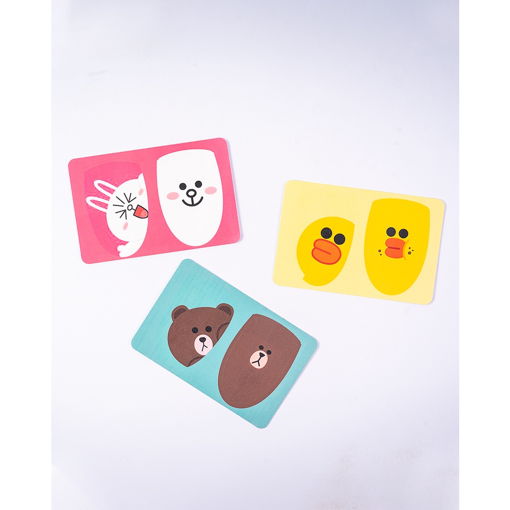 

STIKER PERSONAL TOKEN INTERNET BANKING KLIKBCA BNI LINE CHARACTERS (3 MOTIF)
