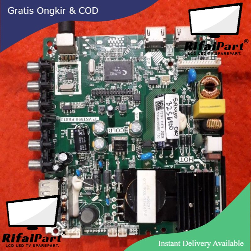 LE32S6500 MAINBOARD LED TV SANYO MOTHERBOARD MICOM MOBO MB MESIN TV LED TV SANYO LE32S6500 ORI