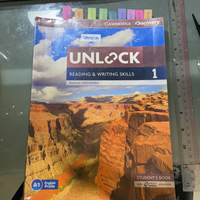 Jual Buku UNLOCK reading and writing skills 1 BEKAS penerbit cambridge