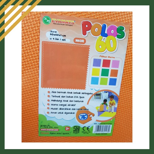 Evamat UNIMAT Matras / Puzzle Alas Lantai / Tatakan Pelindung - Evamats UNIMATS 60x60cm