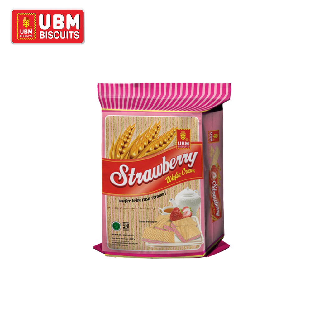 

UBM Biscuits Wafer Strowberry 230g