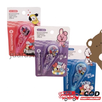 

153 - Correction Tape 0888 BT21 BTS BT21 Bangtan Boys Cooky Tata Chimmy - Tape X / Tipe X / Tip Ex / TipEx / Correction Pen / tip ex kertas / correction tape / tip ex / tipex / tip x / tip ex roll / corection tape / tip ex lucu / stipo kertas/tip x kertas